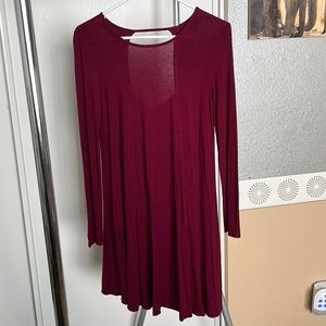 Burgundy Dress